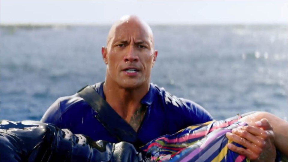  Dwayne 'The Rock' Johnson leads the cast of the first ever Baywatch movie