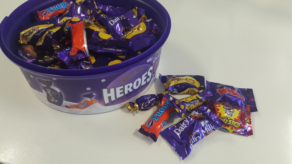 Tesco has cut the price of Cadbury Hero's tubs