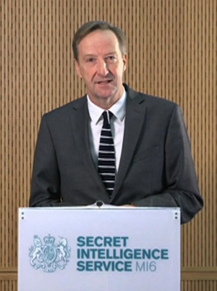  MI6's Alex Younger issued a stern warning over Russia's involvement