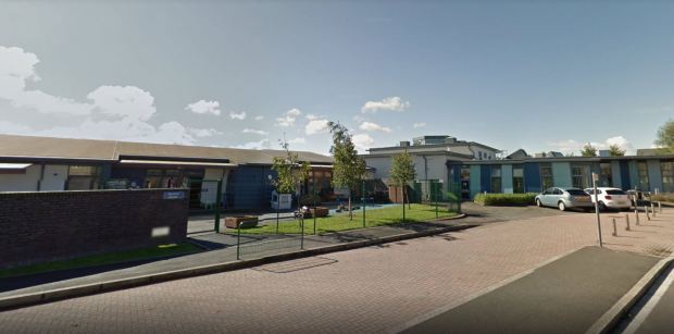 The little girl was outside Trinity Primary School when she was followed by a man