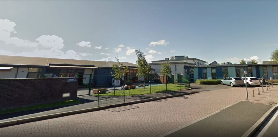 The little girl was outside Trinity Primary School when she was followed by a man