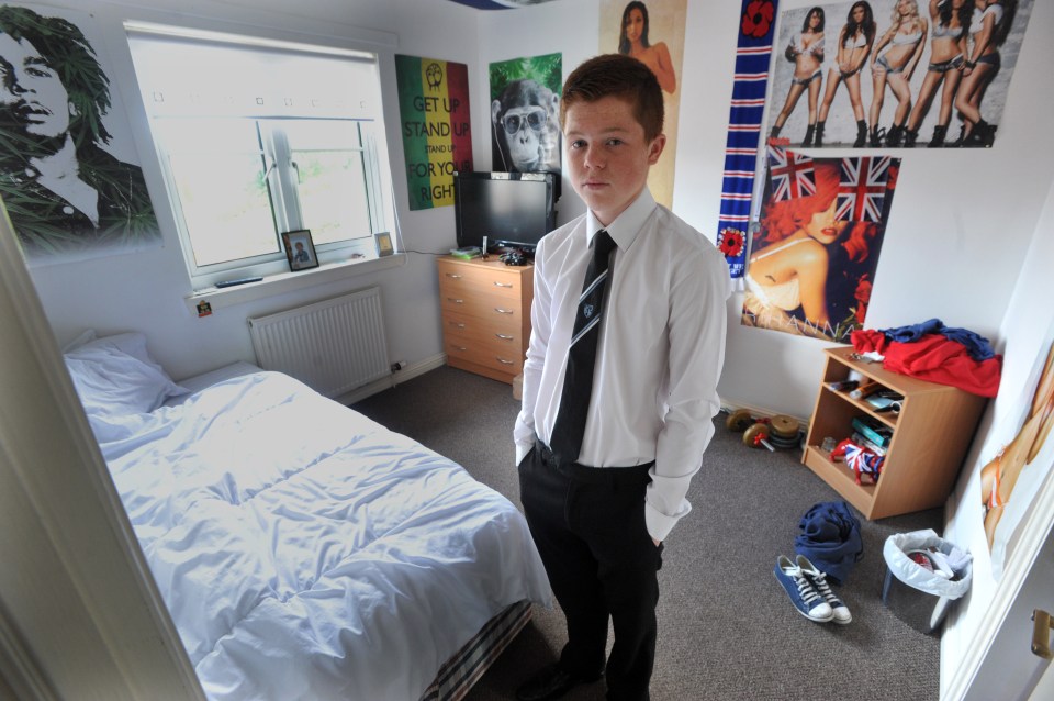  Gary Ralston pictured in his bedroom where one incident with Bernadette Smith took place