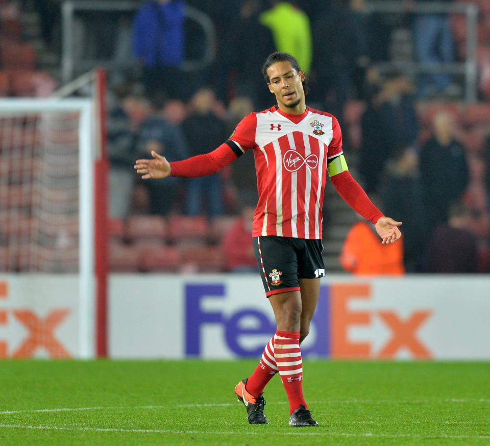  Virgil van Dijk has been a rock at the back for Southampton