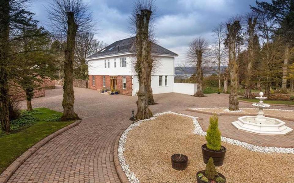  Knock House, which has five bedrooms and a three-bedroom gatehouse on the estate for guest accommodation, was put up for sale by estate agents Savills earlier this year