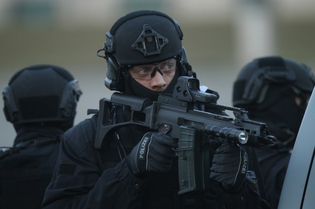 Members of the new BFEplus anti-terror unit of the German federal police (file picture)