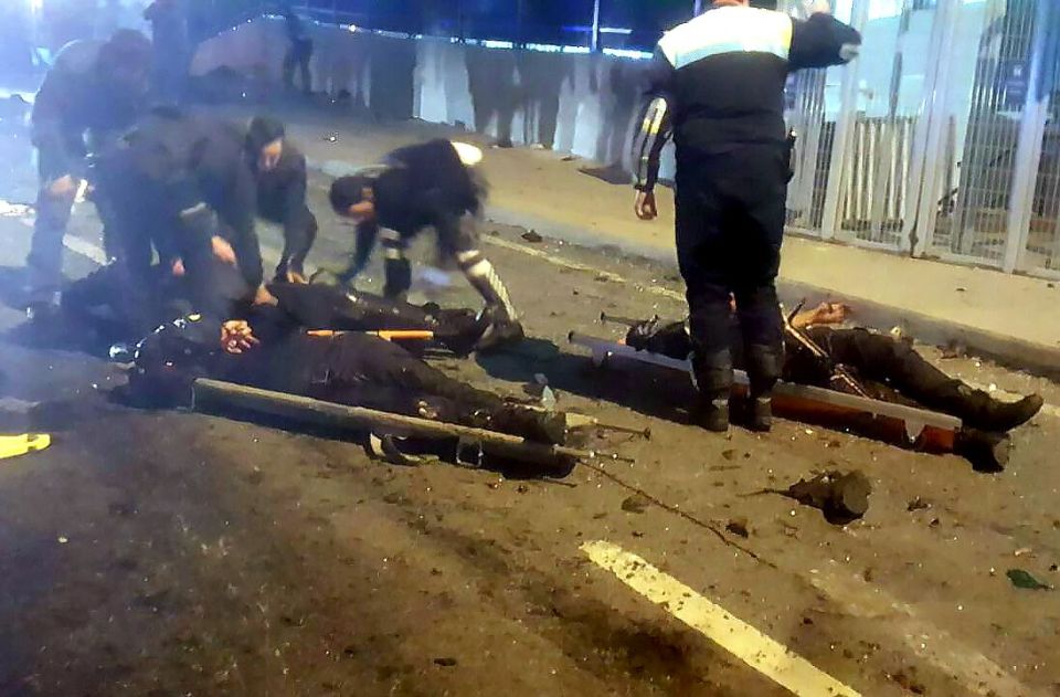 Explosion in central Istanbul, Turkey - 10 Dec 2016