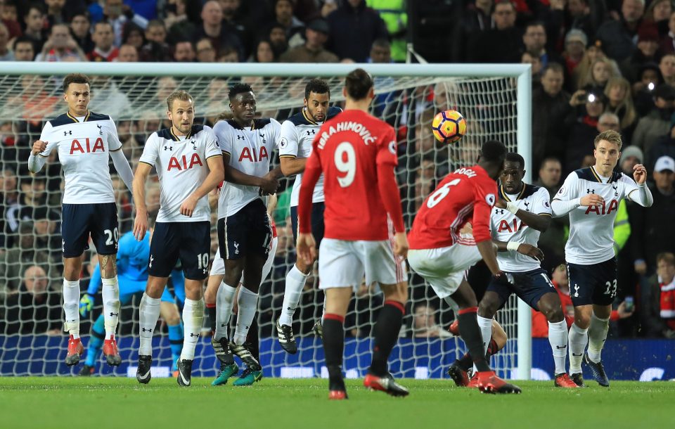 Pogba will be relieved from free kick duties after failing to find the back of the net