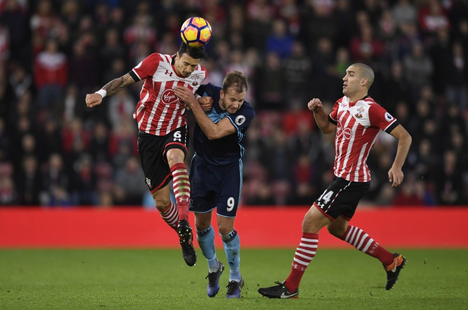  Rhodes started for Boro at Southampton on Sunday