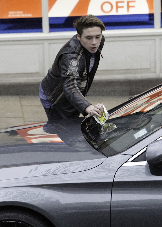  Brooklyn Beckham gets his fourth ticket in the last two months