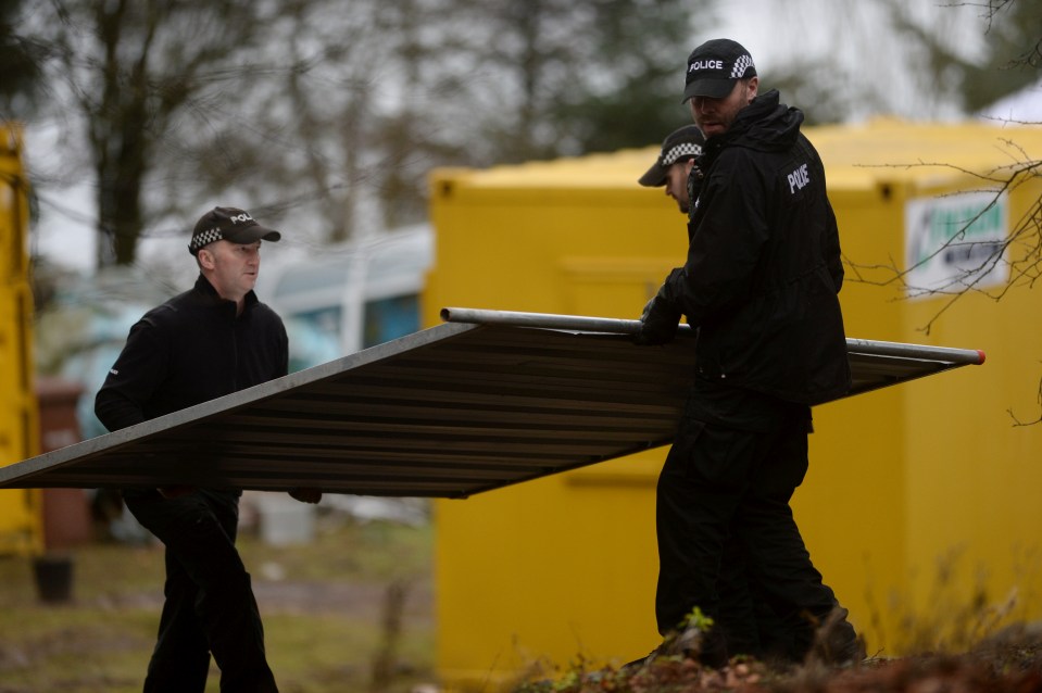  Police have begun an intensive search of Margaret's house and garden