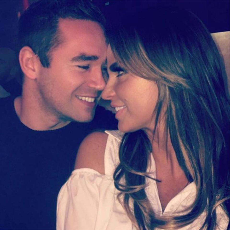  Katie was not joined by her husband Kieran Hayler