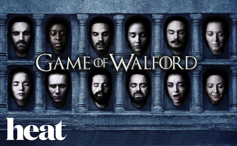 The EastEnders stars got into the mood for Game Of Thrones