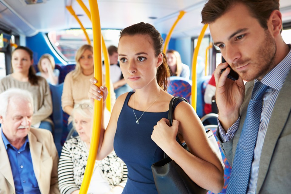 Many commuters didn't see why they should have to abandon their seat in rush hour for a child of school age