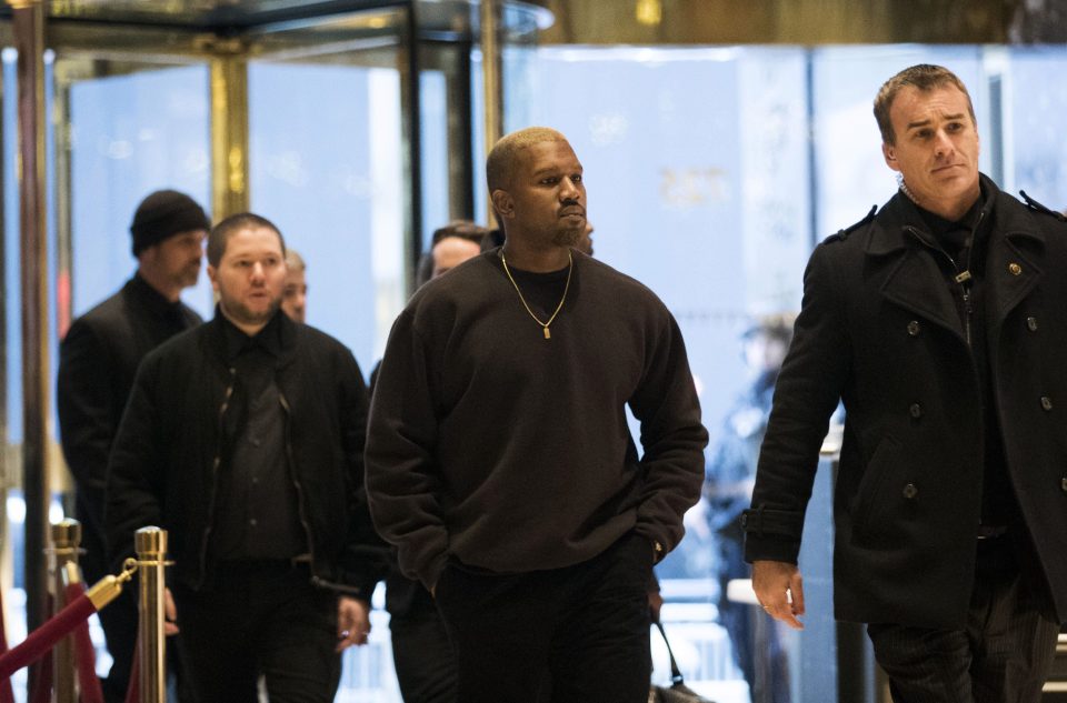  The Grammy winner is pictured entering Trump Tower today