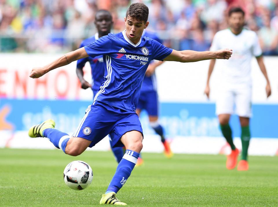 Oscar has been unable to retain his place in the starting Chelsea line-up