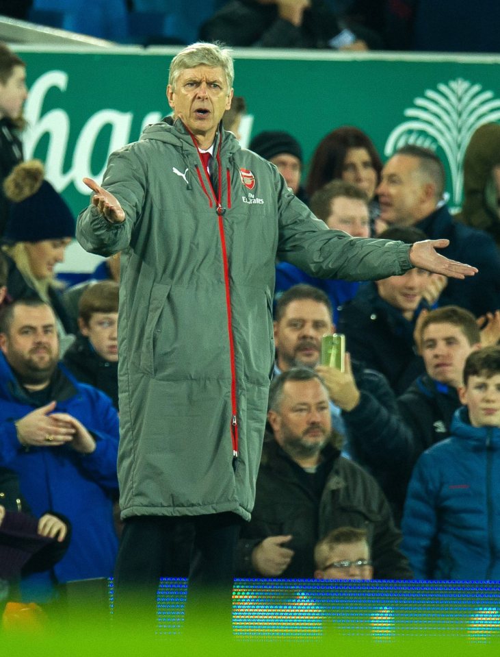  Arsenal boss Arsene Wenger was not with the squad