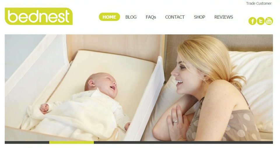  The webpage of the Bednest luxury cot which was linked with the death of the seven-week-old baby