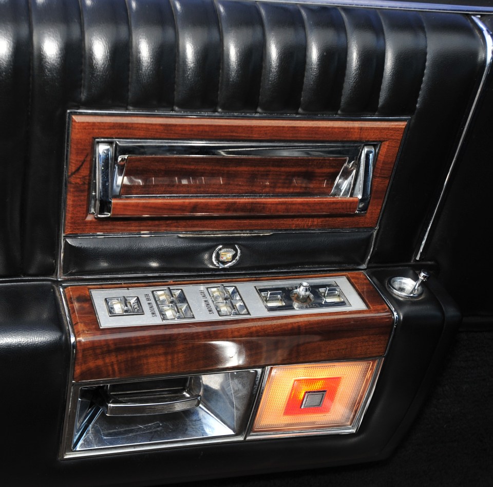  The plush car even has electronic windows among its mod-cons for the era