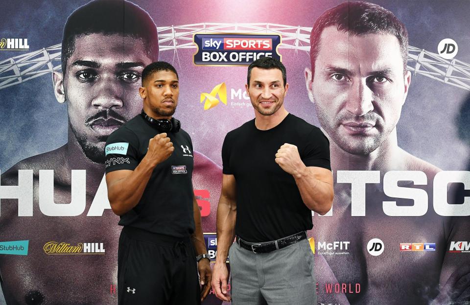 Anthony Joshua vs Wladimir Klitschko 