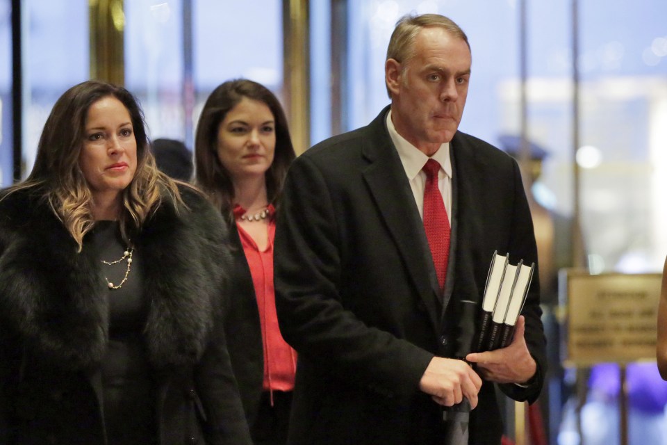  Congressman and ex Navy SEAL Ryan Zinke has been named as Donald Trump's choice for minister of the interior