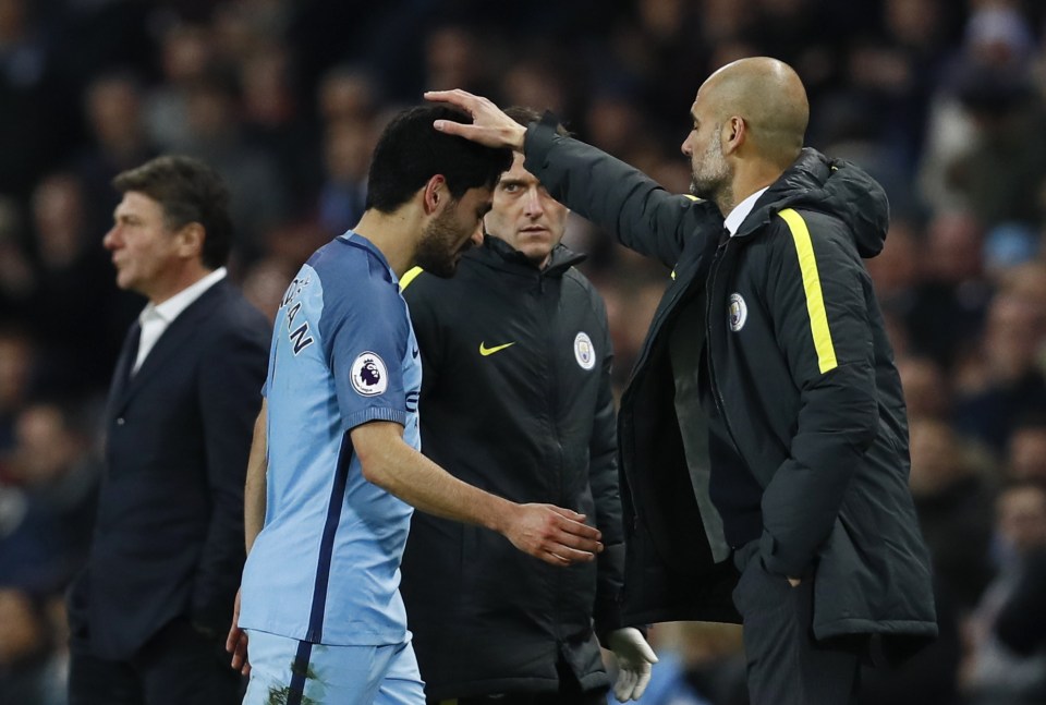 Pep Guardiola disappointed to lose Ilkay Gundogan against Watford