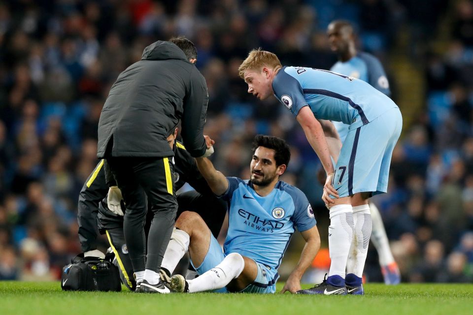 Pep Guardiola suspects Ilkay Gundogan will miss the rest of the season