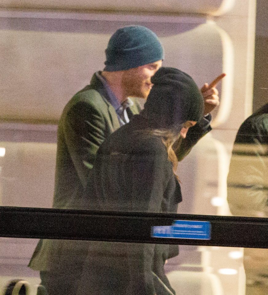  Prince Harry and Meghan Markle are pictured together for the first time in London