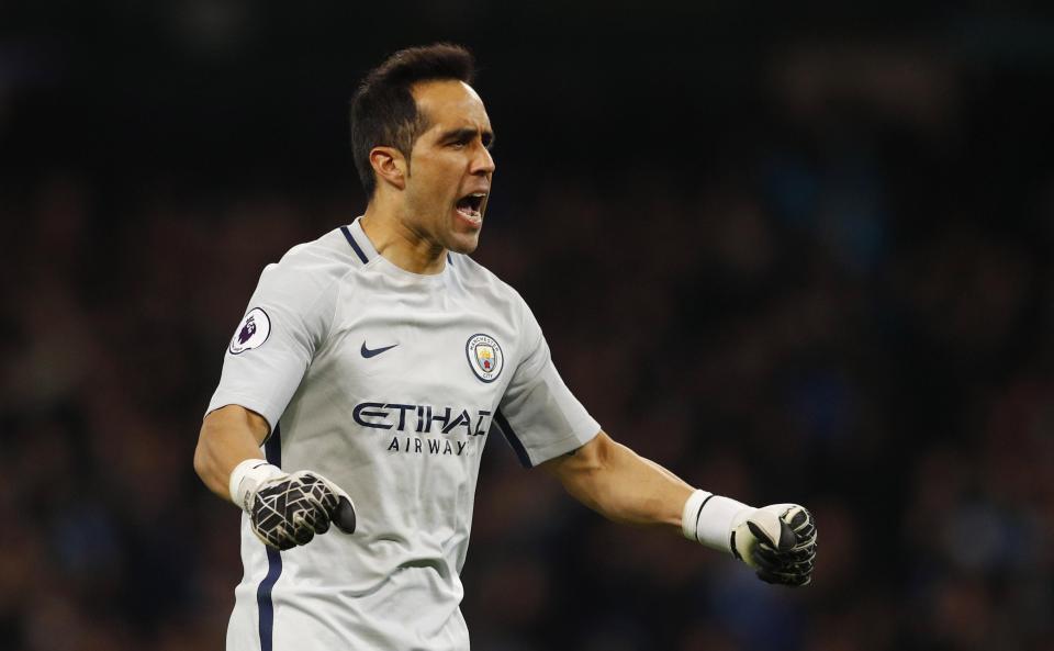  Claudio Bravo is Manchester City's first choice keeper