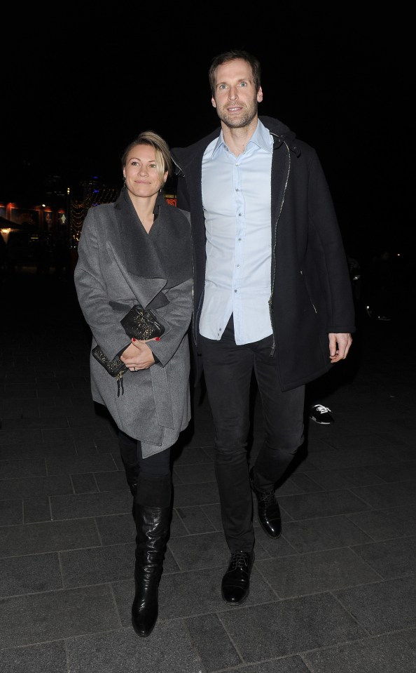  Petr Cech and long-time wife Martina Cechova