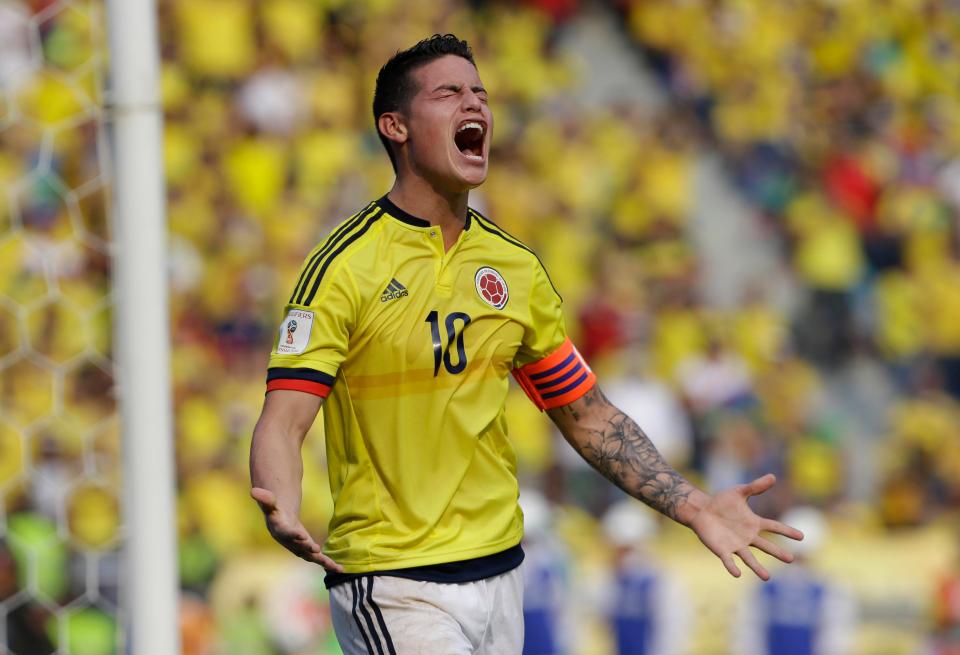  Colombia hero James Rodriguez could be on his way out of Real Madrid