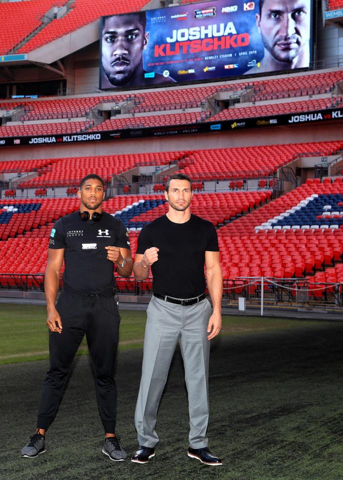  Anthony Joshua and Wladimir Klitschko hope to attract 90,000 to Wembley