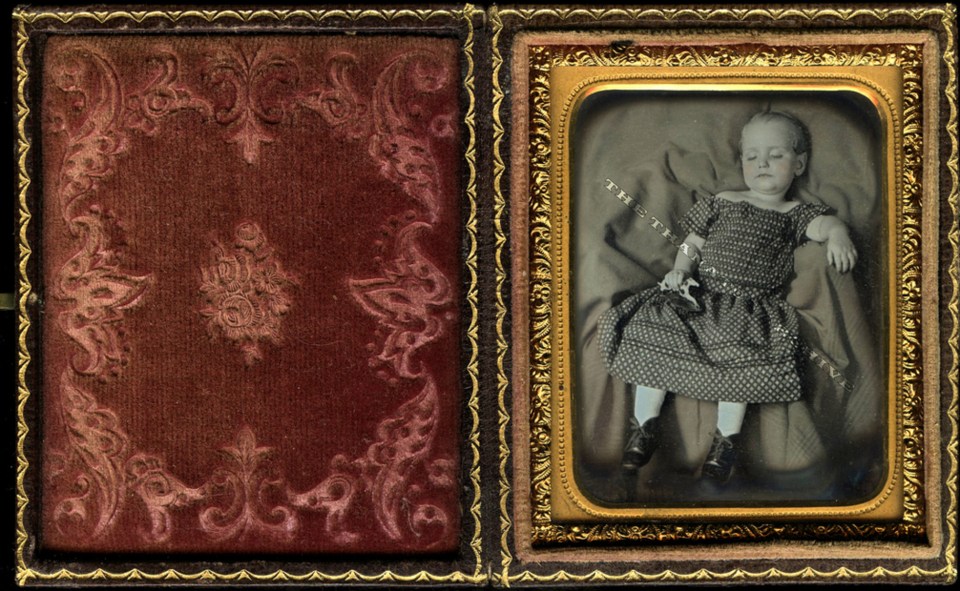  This image of a little girl was taken around 1859