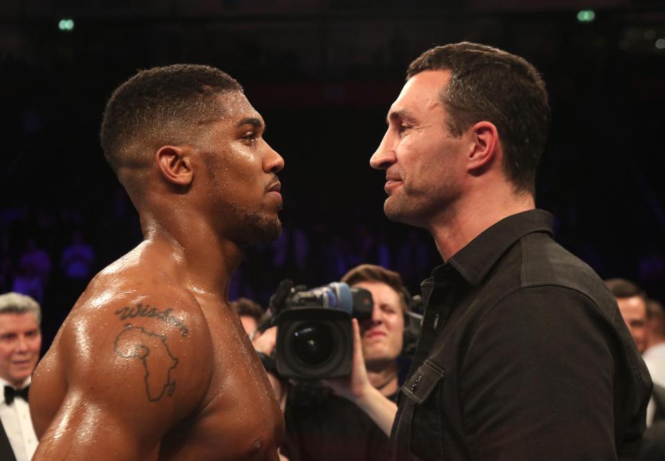  Anthony Joshua vs Wladimir Klitschko should be one of the fights of the year