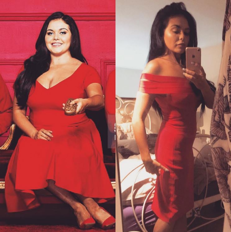 Reality star Scarlett Moffatt, 26, has lost at least two stone since April