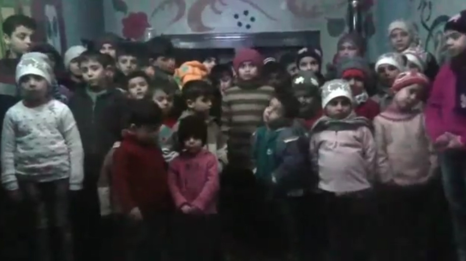  Children who are trapped in the only orphanage left in Aleppo have issued a heartbreaking video