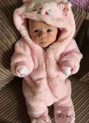  Five-week-old Holly had been ill after being fed the formula for three days