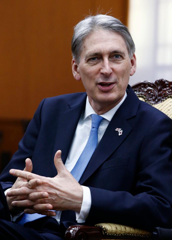  Philip Hammond said the legislation governing aid spending would have to be reviewed after 2020 given the pressures on the economy