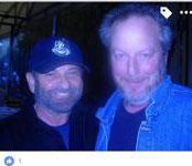  The picture that accompanied the message - which shows the characters known as the wet bandits from the film Home Alone