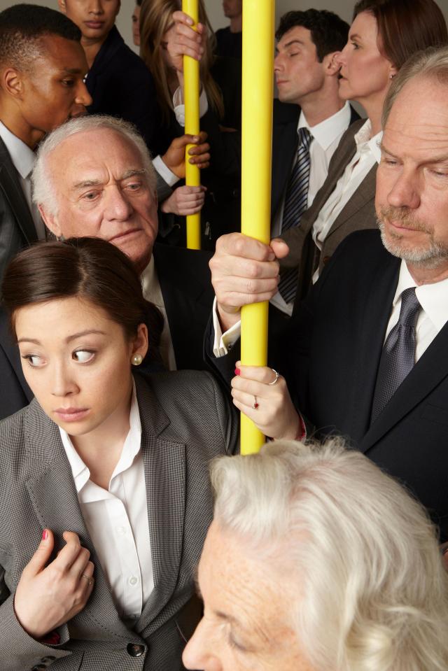  The unwritten rule of taking the Tube is to avoid all conversation and eye contact