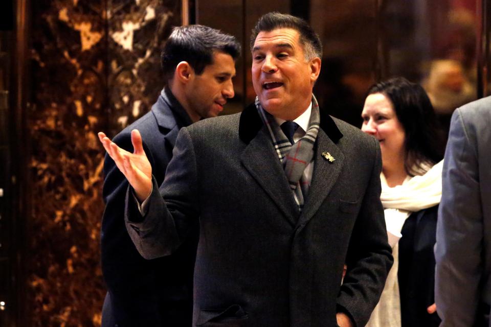  Billionaire businessman Vincent 'Vinnie' Viola arrives at Trump Tower