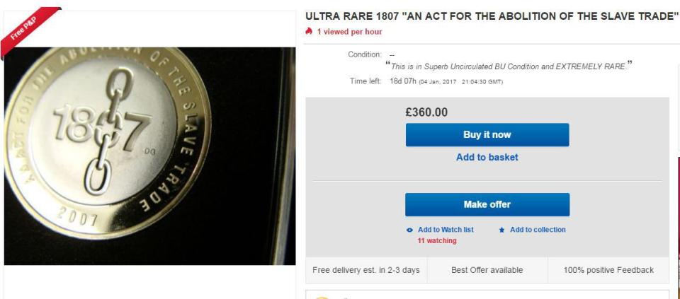  Versions are on offer for hundreds of pounds on eBay