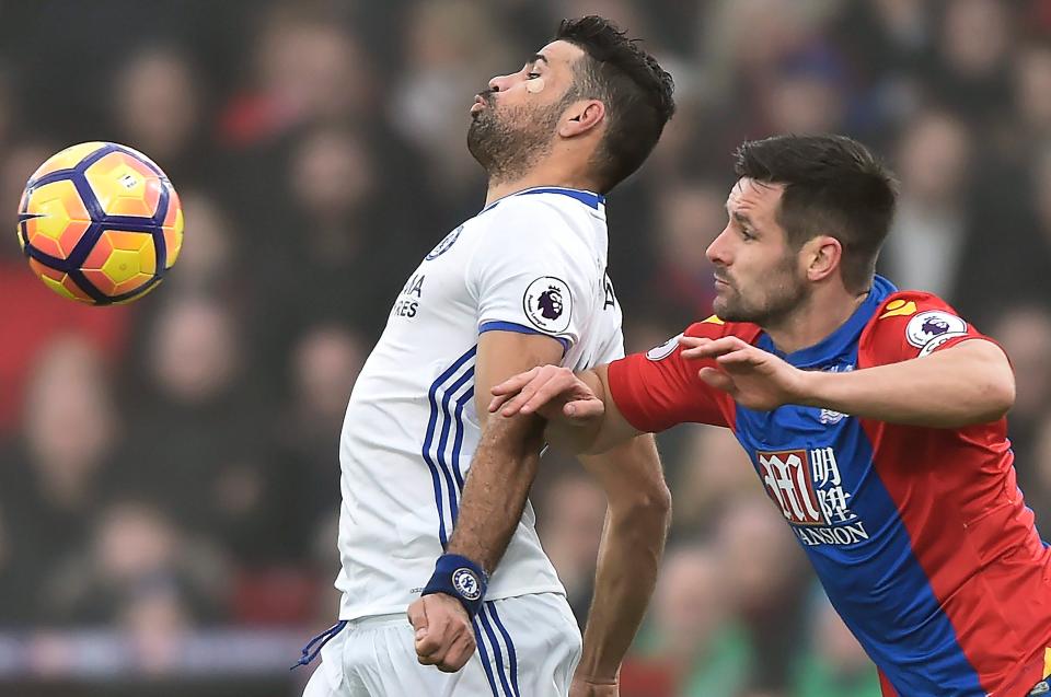  Diego Costa ranks as the second most-fouled player in the league this season