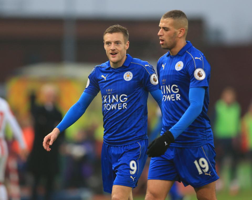 Vardy takes an early bath against Stoke City