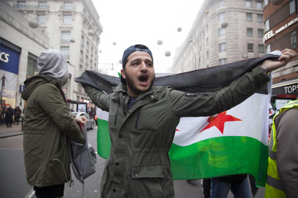  Nearly 5,000 people marched from Marble Arch