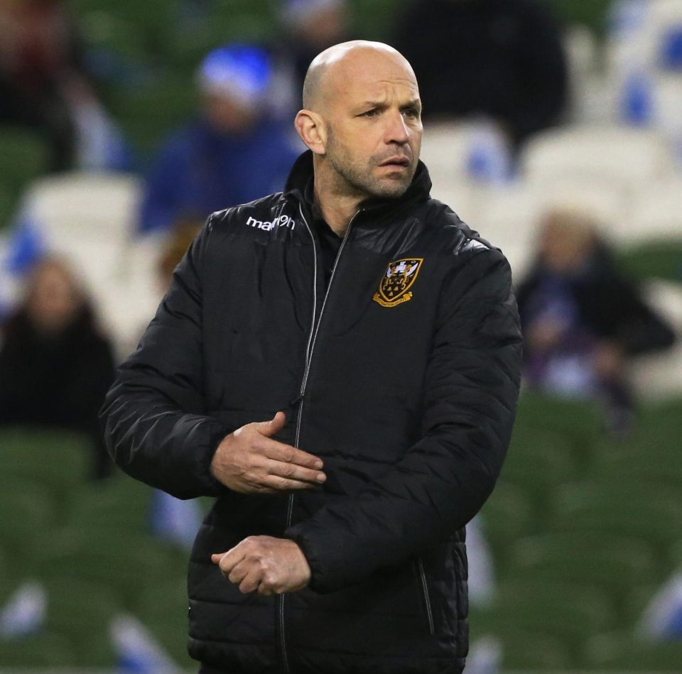  Northampton coach Jim Mallinder is under pressure after suffering heavy back-to-back defeats