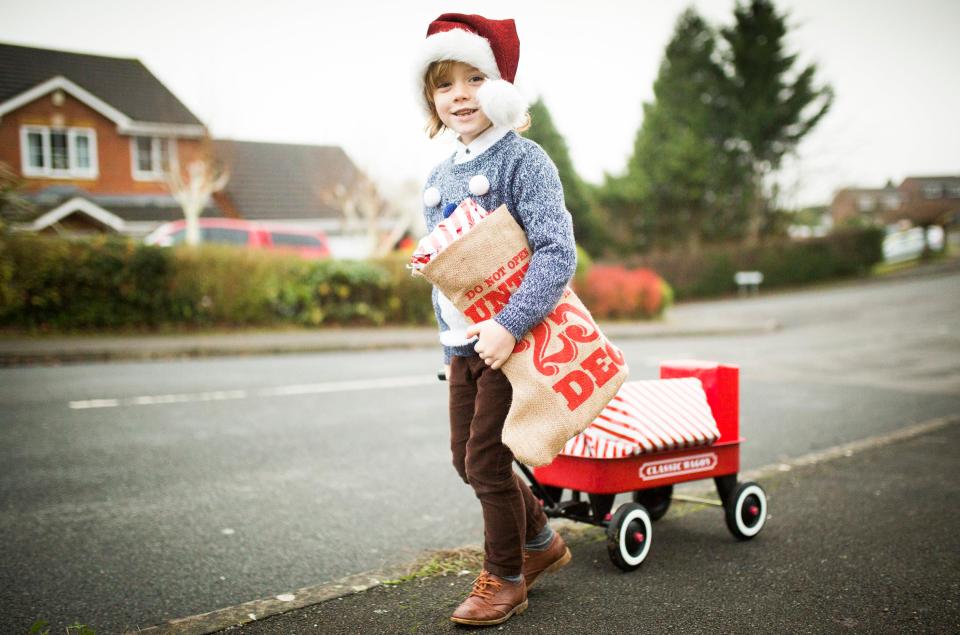  Toby even used £15 of his own pocket money on the Christmas presents