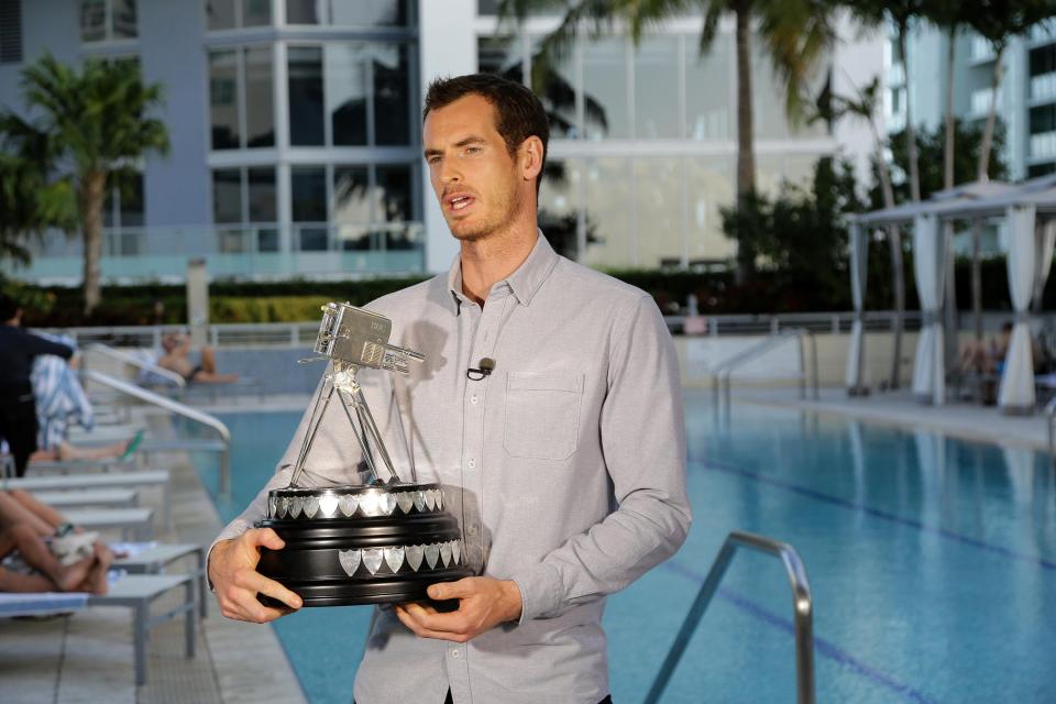  This effort from Sports Personality of the Year might be why Andy Murray normally stays in Miami to collect the trophy.