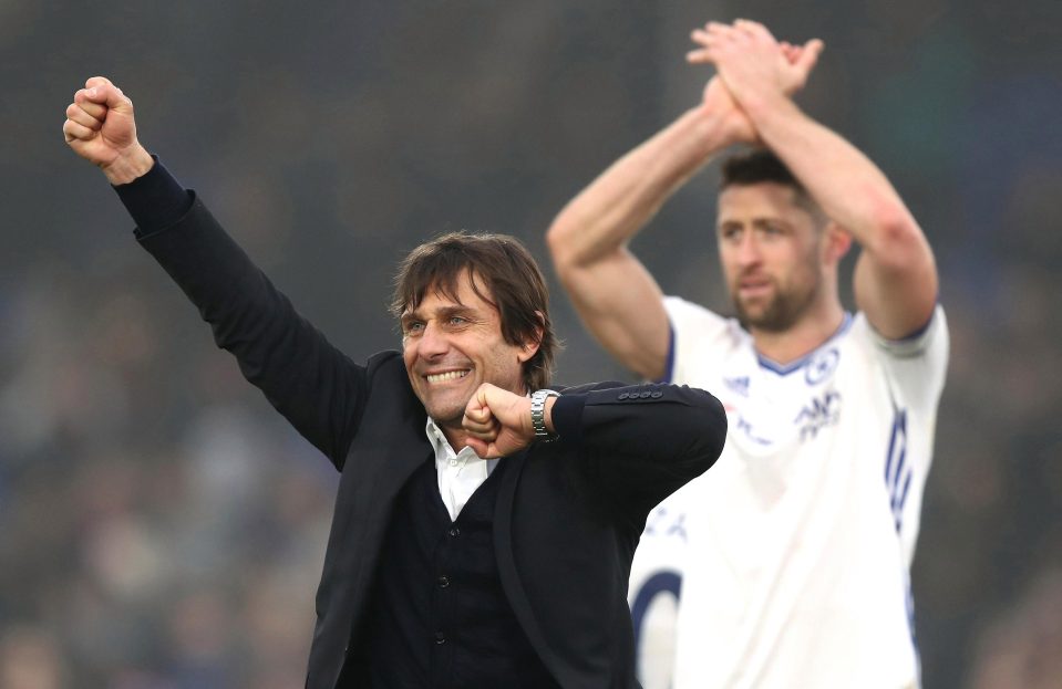  The statement from Hoeness could prompt Antonio Conte (left) to re-enter the race for Sule