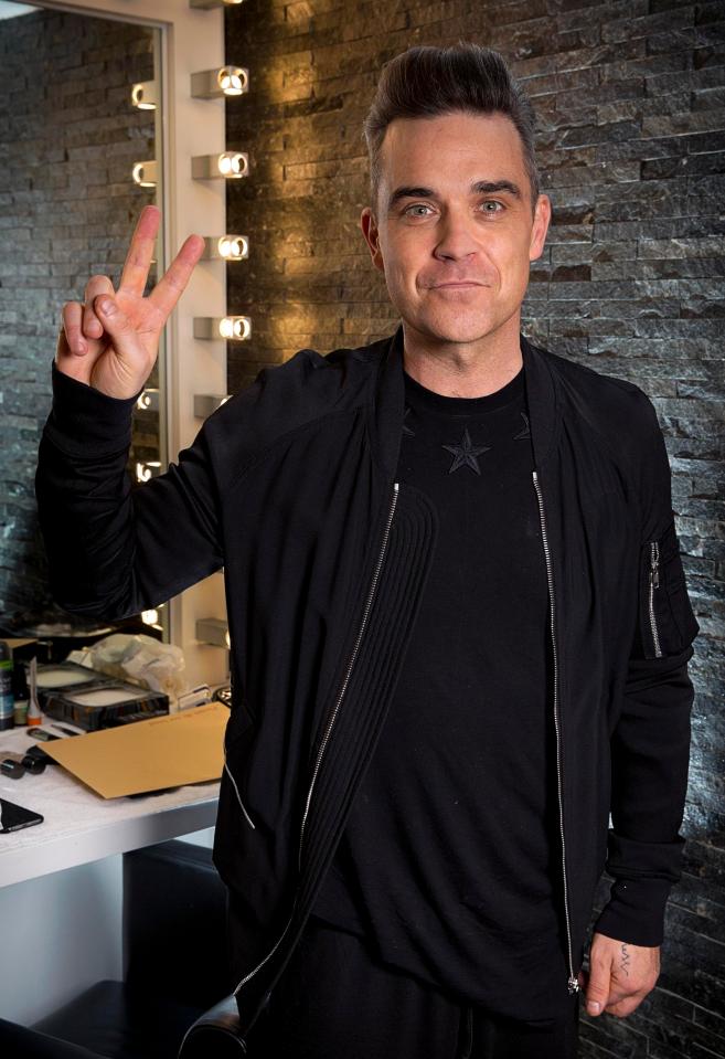 Robbie popped in to talk to Dan Wootton