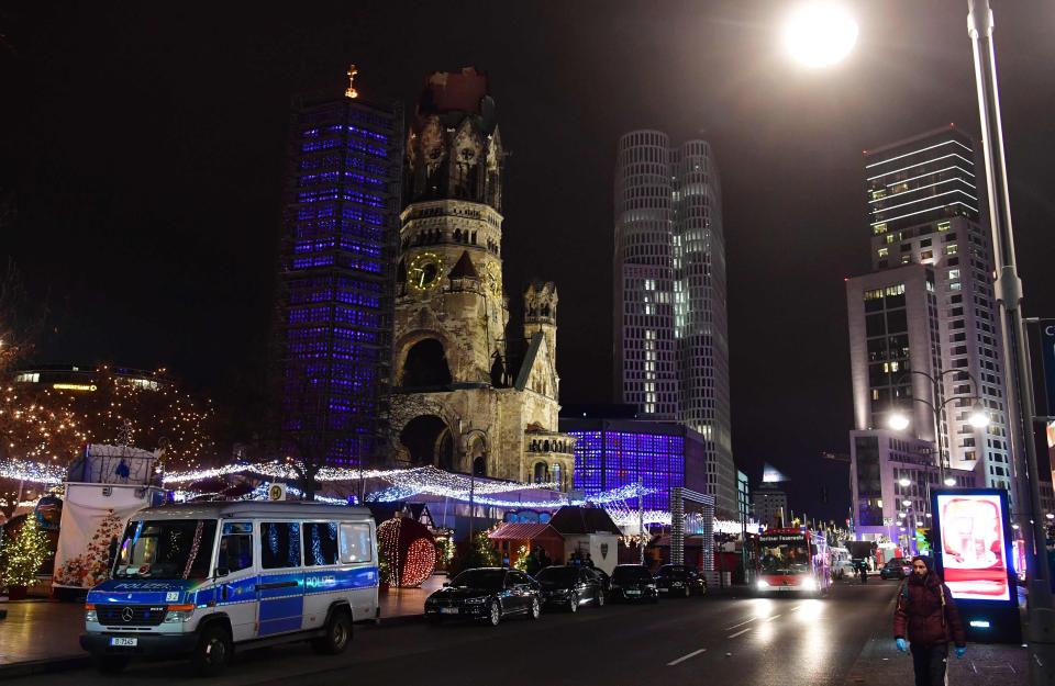  The attack took place in a tourist hotspot next to some of Berlin's more famous monuments